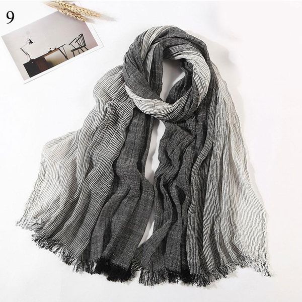 scarves cotton linen wrinkled soft tassels shawl pleated long autumn winter scarf striped warm style, Blue;gray
scarves cotton linen wrinkled soft tassels shawl pleated long autumn winter scarf striped warm style, Blue;gray