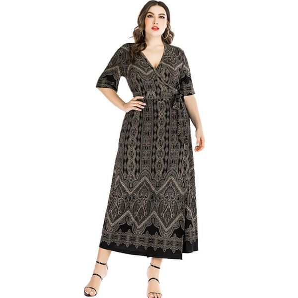 ethnic clothing 2021 muslim women's summer short sleeved european and american large size dress arab print wrap abaya dubai, Red
ethnic clothing 2021 muslim women's summer short sleeved european and american large size dress arab print wrap abaya dubai, Red