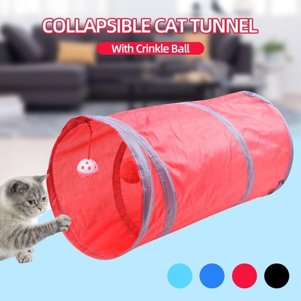 collapsible cat tunnel interactive play toy with ringbell ball for hiding hunting and resting ideal multi-cat toys
collapsible cat tunnel interactive play toy with ringbell ball for hiding hunting and resting ideal multi-cat toys