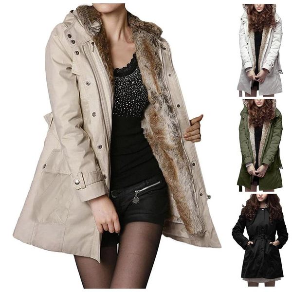 women's jackets fashion winter plush furry coat 2021 sole lady keep warm outwear long sleeve casual loose fur jacket plus size, Black;brown
women's jackets fashion winter plush furry coat 2021 sole lady keep warm outwear long sleeve casual loose fur jacket plus size, Black;brown
