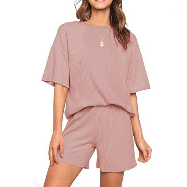 women's tracksuits donsignet summer ladies shorts outfits casual fashion conjunto feminino rib solid color short sleeve crop two-piece, Gray
women's tracksuits donsignet summer ladies shorts outfits casual fashion conjunto feminino rib solid color short sleeve crop two-piece, Gray