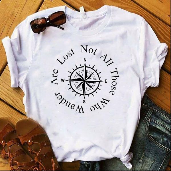 not all wonder are womens t shirt lost compass printed clothes graphic, White
not all wonder are womens t shirt lost compass printed clothes graphic, White