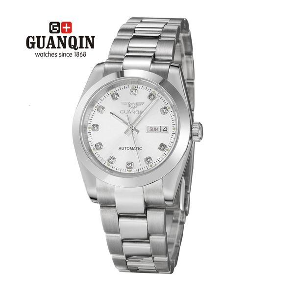 2021 guanqin gq70005 watches fully automated waterproof and dust cap three pointer diamond alendar mechanical male, Slivery;brown
2021 guanqin gq70005 watches fully automated waterproof and dust cap three pointer diamond alendar mechanical male, Slivery;brown
