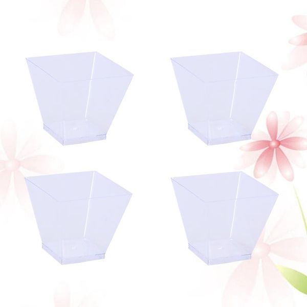 disposable cups & straws 50pcs 60ml plastic portion clear transparent trapezoidal container for jelly yogurt mousses dessert
disposable cups & straws 50pcs 60ml plastic portion clear transparent trapezoidal container for jelly yogurt mousses dessert