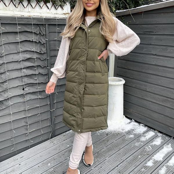 women's vests a fashion casual hooded women elegant side zipper long coats solid straight cotton ladies, Black;white
women's vests a fashion casual hooded women elegant side zipper long coats solid straight cotton ladies, Black;white