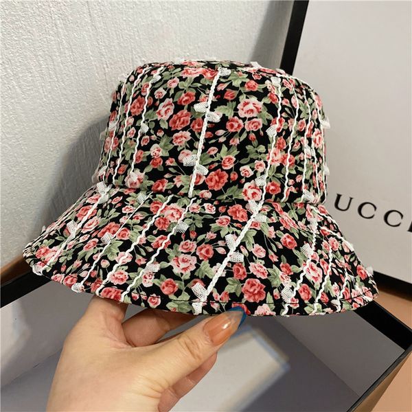 spring female fisherman's fresh small broken flowerpot thin breathable lace sunshade hat, Yellow
spring female fisherman's fresh small broken flowerpot thin breathable lace sunshade hat, Yellow