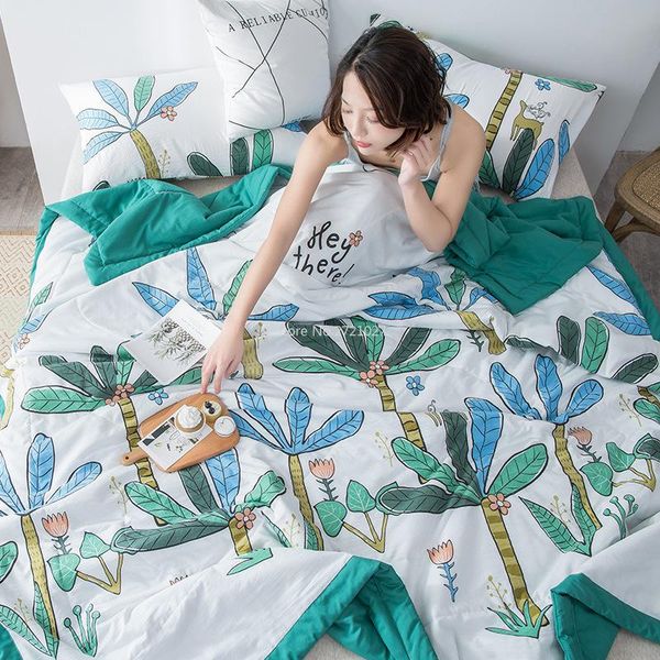 comforters & sets summer quilt, small fresh print, cool air-conditioned machine washable quilt
comforters & sets summer quilt, small fresh print, cool air-conditioned machine washable quilt