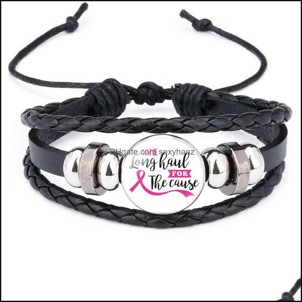 bracelets we long haue the cause bracelet for women breast cancer awareness ribbon charm leather bangle fashion faith diy jewelry drop deliv, Golden;silver
bracelets we long haue the cause bracelet for women breast cancer awareness ribbon charm leather bangle fashion faith diy jewelry drop deliv, Golden;silver