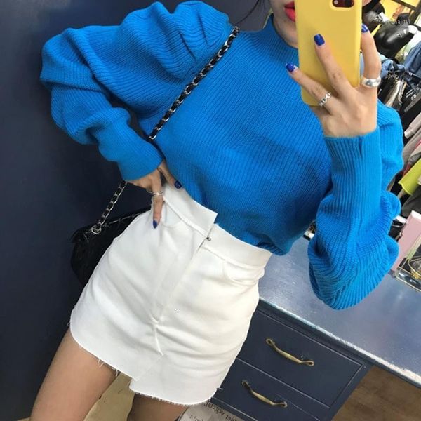 women's sweaters womengaga korean ruched knitted o neck puff long sleeve oversize pullover sweater female 2021 autumn fashion xx188, White;black
women's sweaters womengaga korean ruched knitted o neck puff long sleeve oversize pullover sweater female 2021 autumn fashion xx188, White;black