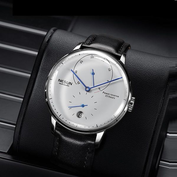 brand nesun mens watches luxury automatic mechanical watch leather waterproof relogio masculi energy display male gift 9603 wristwatches, Slivery;brown
brand nesun mens watches luxury automatic mechanical watch leather waterproof relogio masculi energy display male gift 9603 wristwatches, Slivery;brown