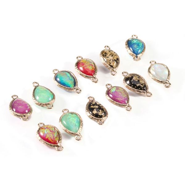 charms ckysee imitation opal natural resin necklace plastic edge double hanging water drop alloy jewelry pendant 12x19mm gift, Bronze;silver
charms ckysee imitation opal natural resin necklace plastic edge double hanging water drop alloy jewelry pendant 12x19mm gift, Bronze;silver
