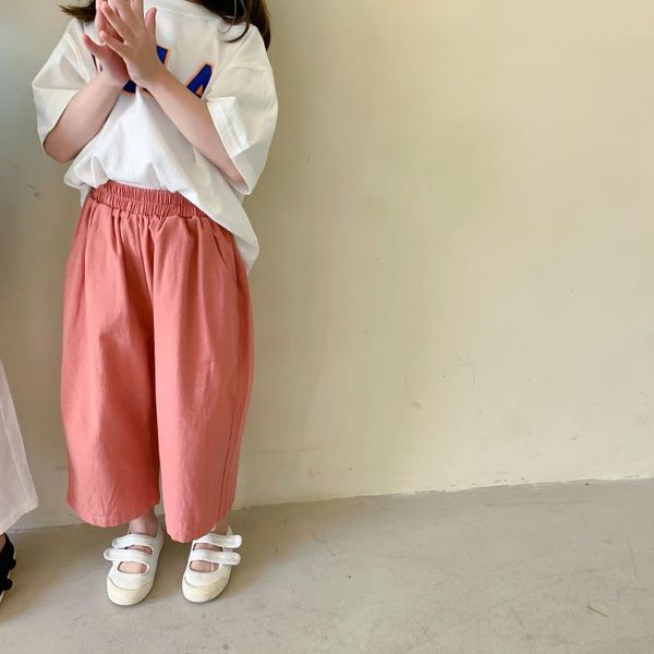 trousers girls summer pants fashion kids baby solid color breathable capris korean style toddler casual ankle-length, Blue
trousers girls summer pants fashion kids baby solid color breathable capris korean style toddler casual ankle-length, Blue