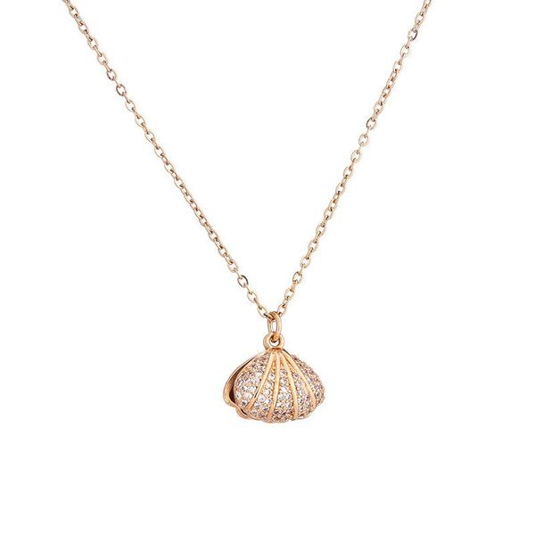 chokers korean version of titanium steel full diamond shell pearl necklace simple trend sense clavicle chain neck jewelry, Golden;silver
chokers korean version of titanium steel full diamond shell pearl necklace simple trend sense clavicle chain neck jewelry, Golden;silver