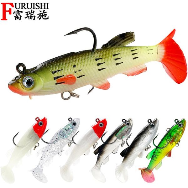 fishing hooks leaded fish 12.5g/8cm lure soft bait t tail insect bionic fish-shaped lead head fake
fishing hooks leaded fish 12.5g/8cm lure soft bait t tail insect bionic fish-shaped lead head fake