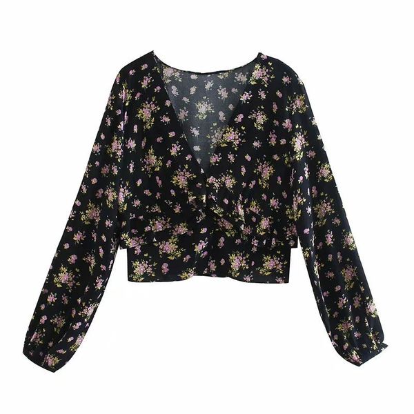 polo women crop printed v-neck long sleeves ruffle trims short t- shirt casual vintage ropa mujer femme t-shirts, White
polo women crop printed v-neck long sleeves ruffle trims short t- shirt casual vintage ropa mujer femme t-shirts, White