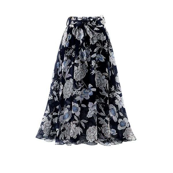 skirts summer women's floral chiffon skirt soft stretch horn big swing fashion print midi faldas para mujer yl5, Black
skirts summer women's floral chiffon skirt soft stretch horn big swing fashion print midi faldas para mujer yl5, Black
