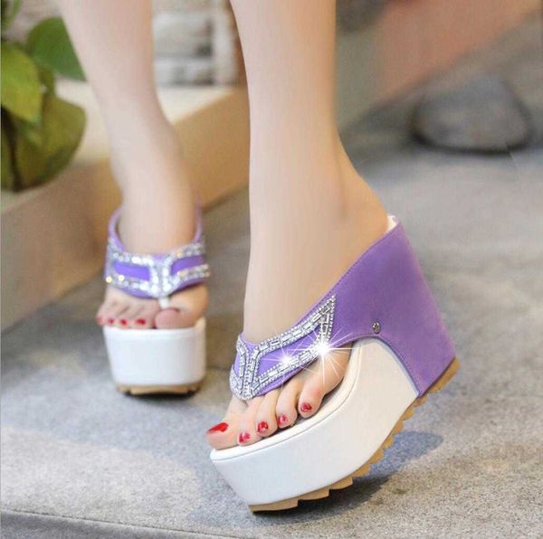 fashion sequins platform women's sandals 2021 summer 11cm slippers woman thick soled beach wedge shoes flip-flops y0721, Black
fashion sequins platform women's sandals 2021 summer 11cm slippers woman thick soled beach wedge shoes flip-flops y0721, Black