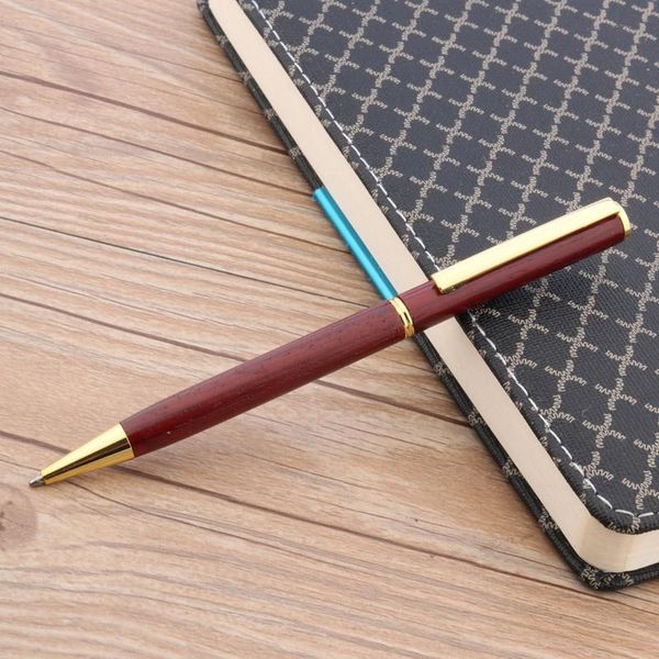 ballpoint pens 1pc office black red white gift fashion wood golden pen, Blue;orange
ballpoint pens 1pc office black red white gift fashion wood golden pen, Blue;orange