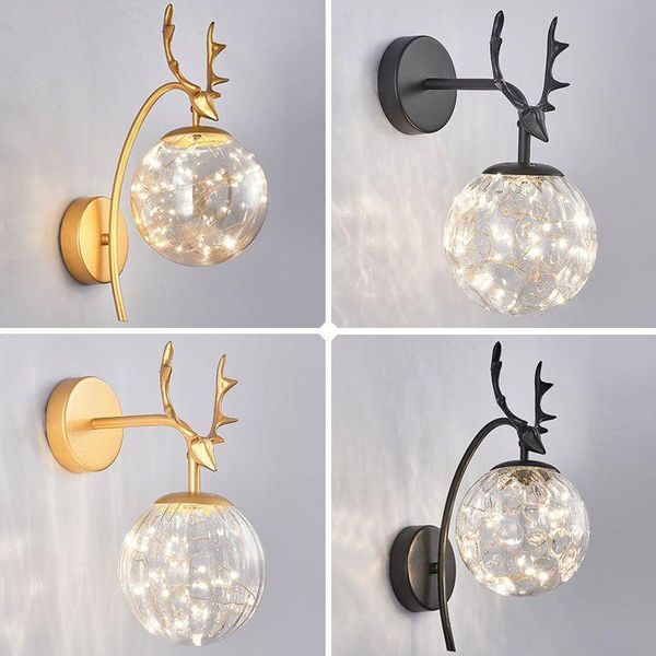 wall lamp nordic bedside light luxury antler led creative bedroom living room background starry stair lamps
wall lamp nordic bedside light luxury antler led creative bedroom living room background starry stair lamps