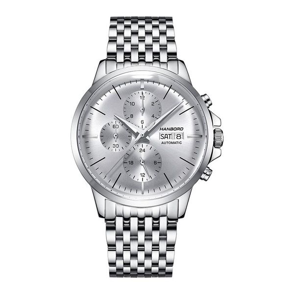 wristwatches hanboro men luxury watch mens automatic watches male waterproof ultrathin mechanical wristwatch sapphire multifunctional dial, Slivery;brown
wristwatches hanboro men luxury watch mens automatic watches male waterproof ultrathin mechanical wristwatch sapphire multifunctional dial, Slivery;brown