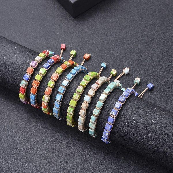 charm bracelets square beads 7 chakra wrap women string braided yoga meditation friendship bracelet bangle bohemian jewelry, Golden;silver
charm bracelets square beads 7 chakra wrap women string braided yoga meditation friendship bracelet bangle bohemian jewelry, Golden;silver