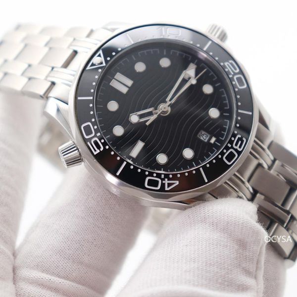 wristwatches date luminous pointer stainless steel solid bracelet 41mm blue sterile dial ceramic ring automatic men's watch, Slivery;brown
wristwatches date luminous pointer stainless steel solid bracelet 41mm blue sterile dial ceramic ring automatic men's watch, Slivery;brown