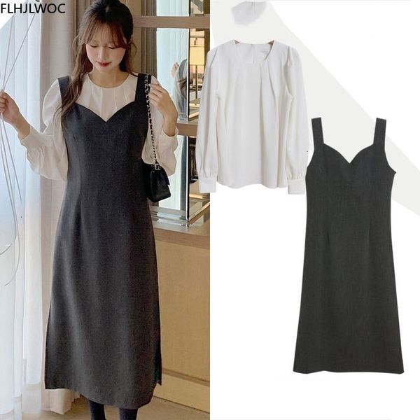 casual dresses korea chic fashion fenimine vestidos women outfits split long sleeveless strapless tank axt0, Black;gray
casual dresses korea chic fashion fenimine vestidos women outfits split long sleeveless strapless tank axt0, Black;gray