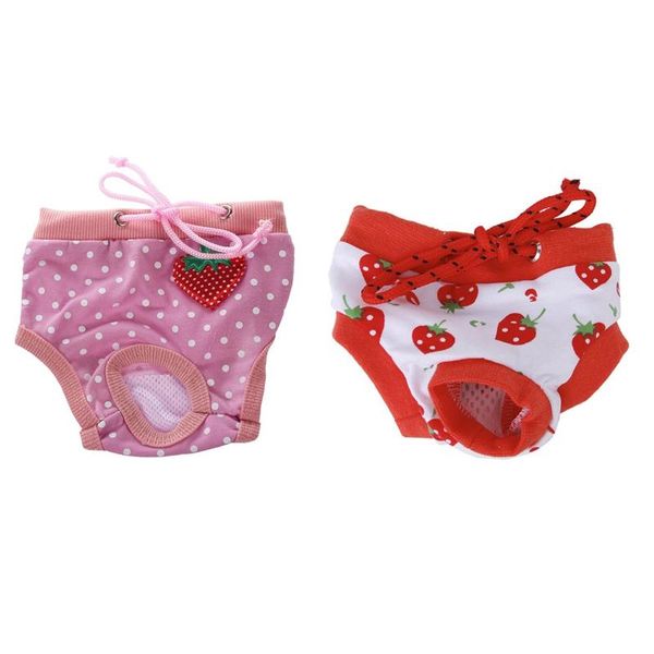 dog apparel 2 pcs small female pet puppy clothes physiological sanitary diaper pant, pink with white dots & red+white s
dog apparel 2 pcs small female pet puppy clothes physiological sanitary diaper pant, pink with white dots & red+white s
