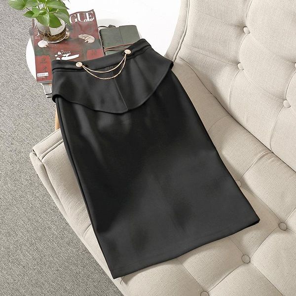 european and american women's spring summer style bee waist s-curve elegant lady commuter skirt skirts, Black
european and american women's spring summer style bee waist s-curve elegant lady commuter skirt skirts, Black