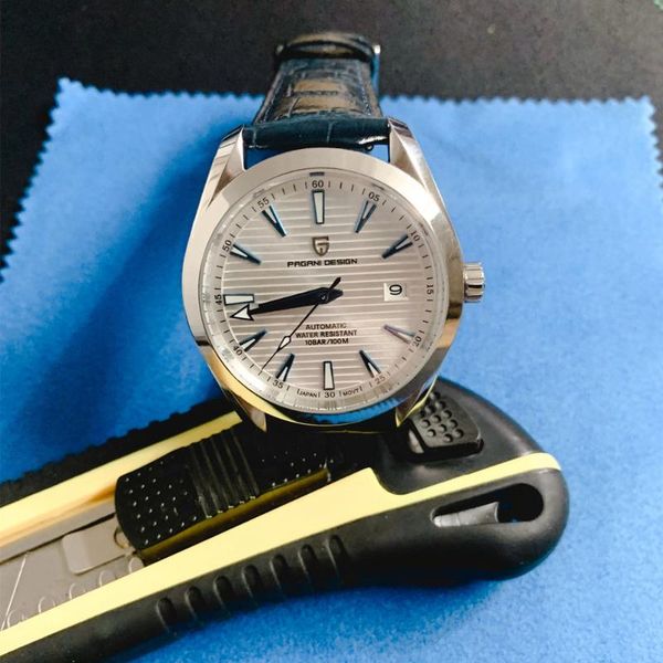 wristwatches pagani design 2021 white surface business watches luxury 100mwaterproof men watch mechanical diving genuine leather, Slivery;brown
wristwatches pagani design 2021 white surface business watches luxury 100mwaterproof men watch mechanical diving genuine leather, Slivery;brown