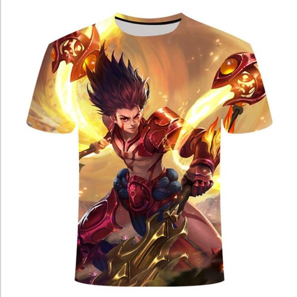 men's t-shirts 2021 summer glory kpl king round neck short sleeve t-shirt youth leisure personality digital 3d printing top, White;black
men's t-shirts 2021 summer glory kpl king round neck short sleeve t-shirt youth leisure personality digital 3d printing top, White;black