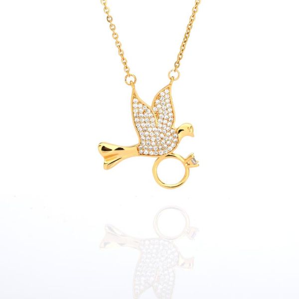 pendant necklaces crystal lovebird necklace gold peace dove stainless steel chain bijoux jewelry for bridesmaid gifts, Silver
pendant necklaces crystal lovebird necklace gold peace dove stainless steel chain bijoux jewelry for bridesmaid gifts, Silver