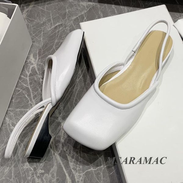 sandals retro white square toe flat leather woman party shoes comfortable runway summer dress, Black
sandals retro white square toe flat leather woman party shoes comfortable runway summer dress, Black