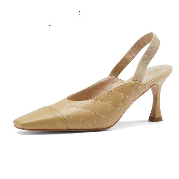 genuine leather square toe high heels street fashion french romantic solid summer shoes mules women sandals l20, Black
genuine leather square toe high heels street fashion french romantic solid summer shoes mules women sandals l20, Black