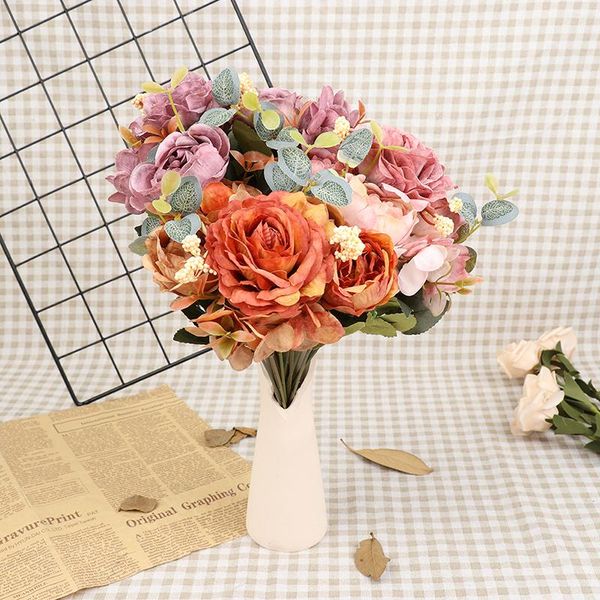 decorative flowers & wreaths beautiful hydrangea roses artificial for home wedding decorations autumn bouquet mousse peony fake
decorative flowers & wreaths beautiful hydrangea roses artificial for home wedding decorations autumn bouquet mousse peony fake