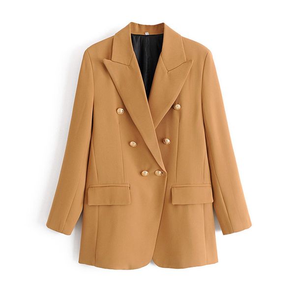 elegant buttons women blazers casual long sleeve autumn female blazer jackets office ladies solid feminino 210430, White;black
elegant buttons women blazers casual long sleeve autumn female blazer jackets office ladies solid feminino 210430, White;black