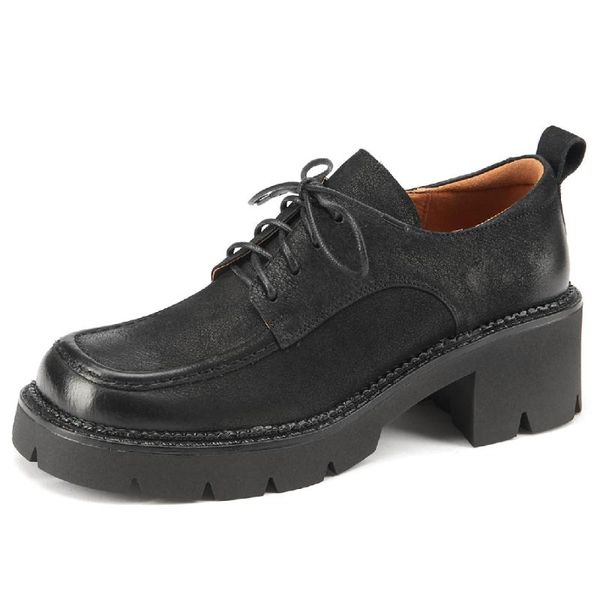 dress shoes women's genuine leather med chunky heel lace-up oxfords square toe casual female four season comfortable footwear daily, Black
dress shoes women's genuine leather med chunky heel lace-up oxfords square toe casual female four season comfortable footwear daily, Black