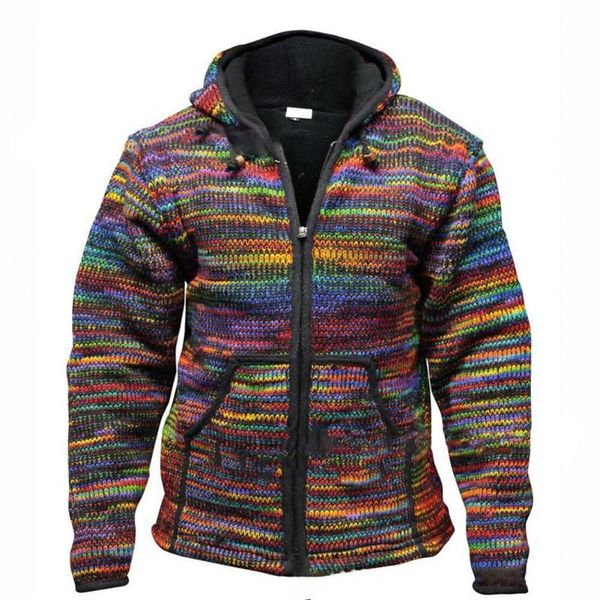 men's jackets knitted coat jacket zipper closure long sleeve men cardigan autumn colorful patchwork drawstring hooded sweater knitwear, Black;brown
men's jackets knitted coat jacket zipper closure long sleeve men cardigan autumn colorful patchwork drawstring hooded sweater knitwear, Black;brown