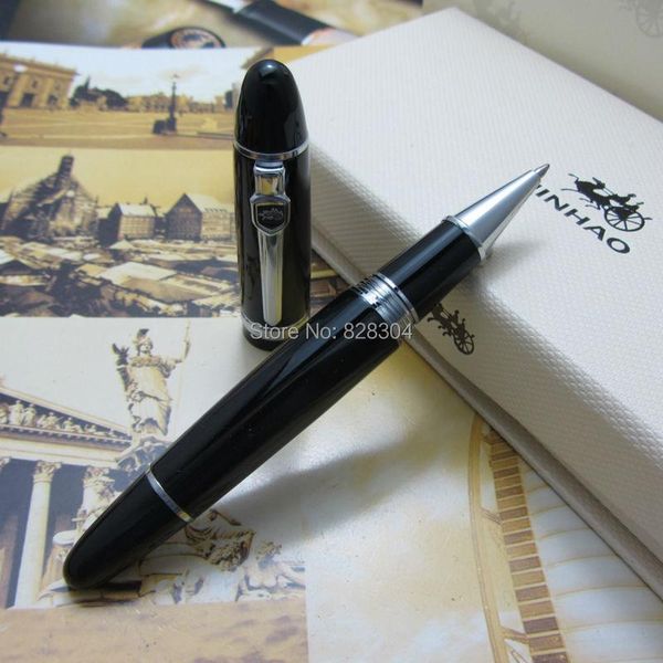 colors optional roller ball pen jinhao 159 black silver clip live large and heavy metal gift taipan office ballpoint pens, Blue;orange
colors optional roller ball pen jinhao 159 black silver clip live large and heavy metal gift taipan office ballpoint pens, Blue;orange