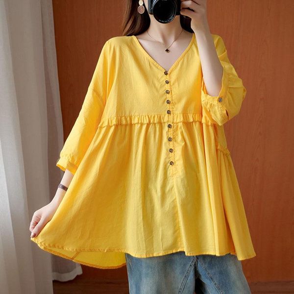 women's blouses & shirts white women blouse cotton loose oversized plus size korean fashion clothing harajuku vintage half sleeve aq689
women's blouses & shirts white women blouse cotton loose oversized plus size korean fashion clothing harajuku vintage half sleeve aq689