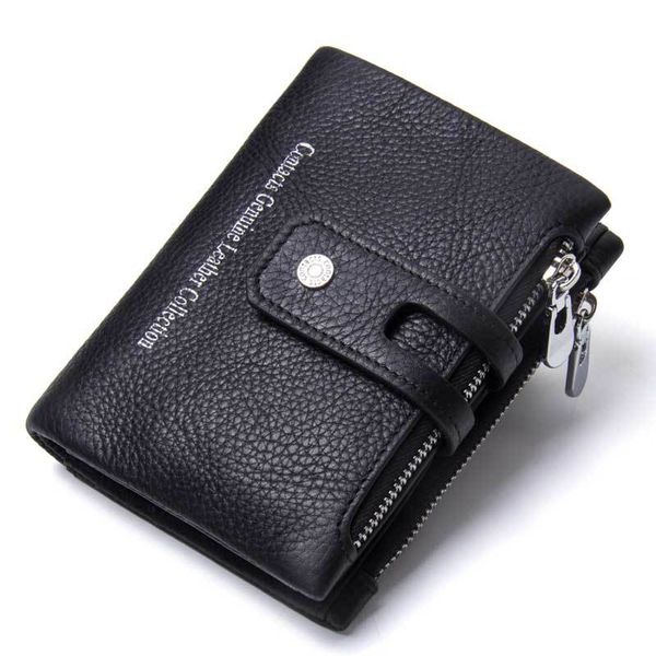 hbp european and american fashion short wallets double zipper buckle purse men retro leather men's bag casual zero wallet, Red;black
hbp european and american fashion short wallets double zipper buckle purse men retro leather men's bag casual zero wallet, Red;black