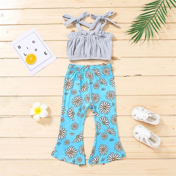 clothing sets bbay girls clothes toddler kids baby girl sleeveless vest floral daisy flared pants outfits set pour bébés #68, White
clothing sets bbay girls clothes toddler kids baby girl sleeveless vest floral daisy flared pants outfits set pour bébés #68, White