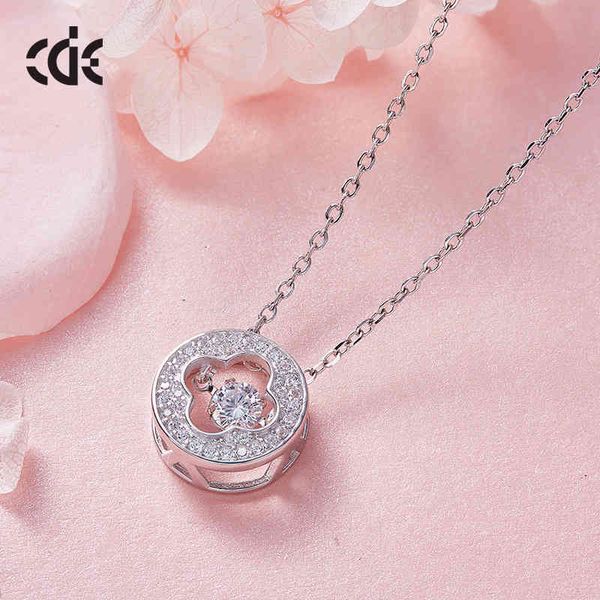 necklace crossover's four leaf clover heart moving 925 silver simple girl's
necklace crossover's four leaf clover heart moving 925 silver simple girl's