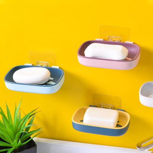 double layer soap rack self adhesive wall mounted holder sponge bathroom accessories dishes
double layer soap rack self adhesive wall mounted holder sponge bathroom accessories dishes