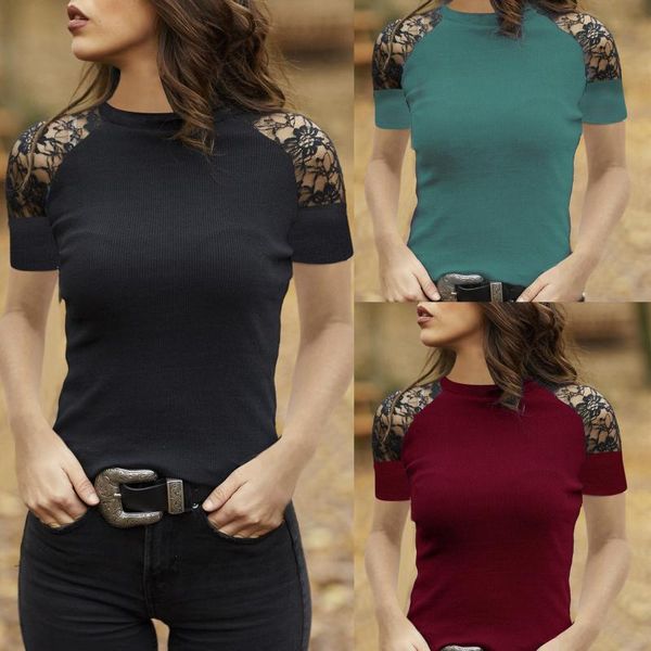 women's t-shirt summer short sleeve lace shirt women casual o neck loose t plus size hollow out streetwear elegant pullover, White
women's t-shirt summer short sleeve lace shirt women casual o neck loose t plus size hollow out streetwear elegant pullover, White