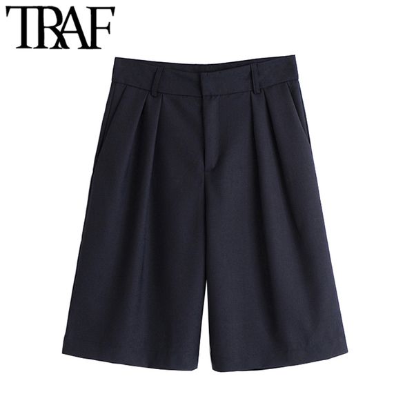traf women chic fashion office wear straight knee length pants vintage high waist side pockets female pants pantalones 210415, Black;white
traf women chic fashion office wear straight knee length pants vintage high waist side pockets female pants pantalones 210415, Black;white