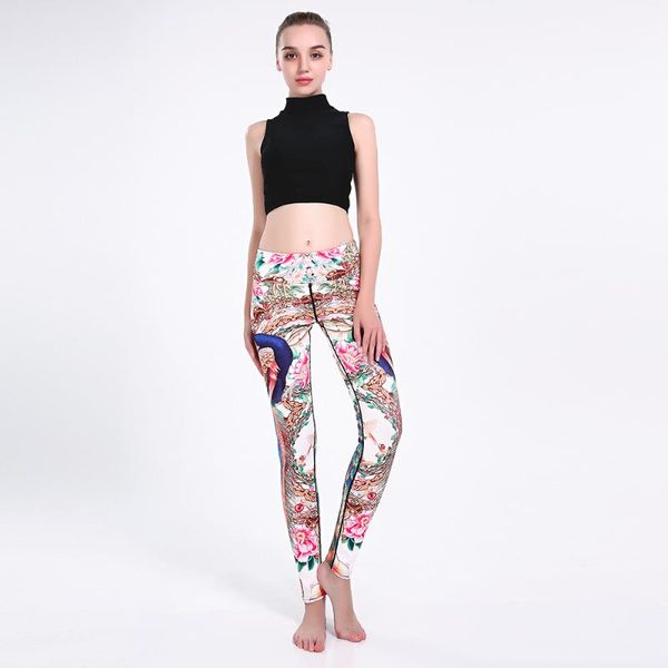 yoga outfit peacock printed slim hip lifting sports breathable super elastic dry women's nine point pants yoga-0246
yoga outfit peacock printed slim hip lifting sports breathable super elastic dry women's nine point pants yoga-0246