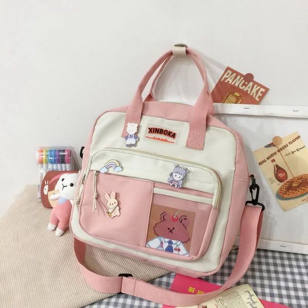 school bags panelled women 2021 japanese cute girl crossbody bag large capacity student class shoulder luxury ladies bookbag
school bags panelled women 2021 japanese cute girl crossbody bag large capacity student class shoulder luxury ladies bookbag
