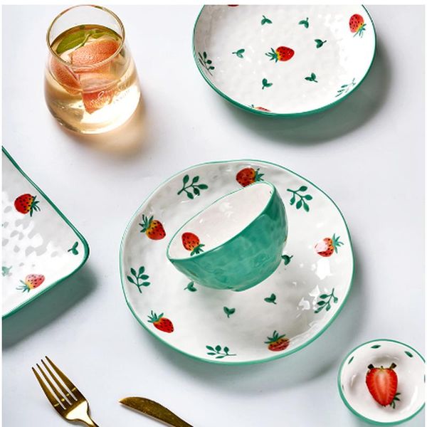 bowls nordic ceramic cute strawberry tableware kitchen rice fruit dessert bowl noodles soup home dish plate tray zm803
bowls nordic ceramic cute strawberry tableware kitchen rice fruit dessert bowl noodles soup home dish plate tray zm803