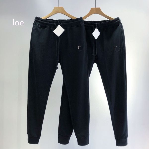 design clothing 21 autumn embroidered luowei terry elastic sports couples all cotton casual leg closing pants, Black
design clothing 21 autumn embroidered luowei terry elastic sports couples all cotton casual leg closing pants, Black